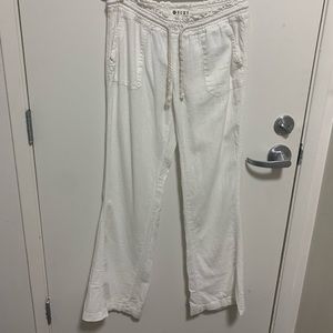 Roxy White Beach Pants